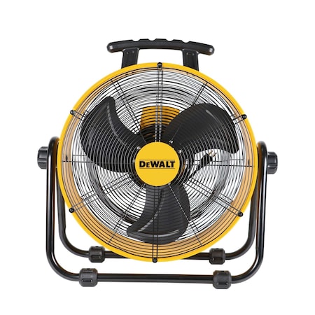 Dewalt 20 in. Drum Fan, Industrial, 1/5 HP, 3 speed, 5000 air flow (CFM) , 6 ft. cord. DXF2042